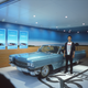 People were lining up to take pictures on Cadillac’s stand at the Shanghai Auto Show. Vintage cars like this were hard to find on the road. Photo Credit: Raphael Orlove